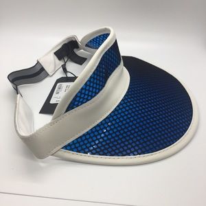 rag & bone leather trim visor